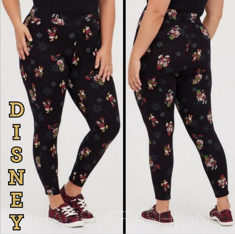 TORRID Disney Mickey & Friends Holiday Leggings! NWT!
